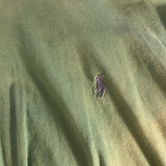 Polo Green Washed Hooded Tee XL, Worn Twice, Discolored a little from wash - Picture 2 of 4